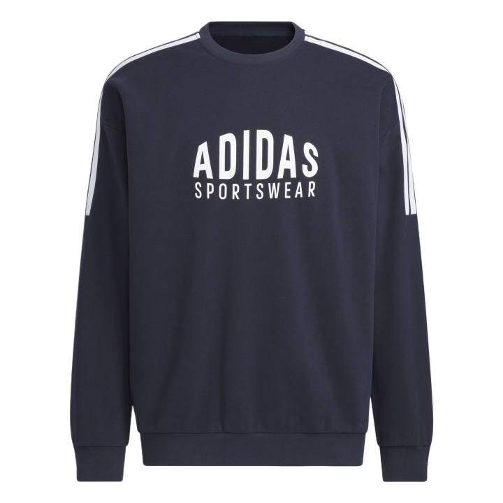 Adidas Adidas Sweatshirts Unisex Blue Crew Neck Moderate Regular