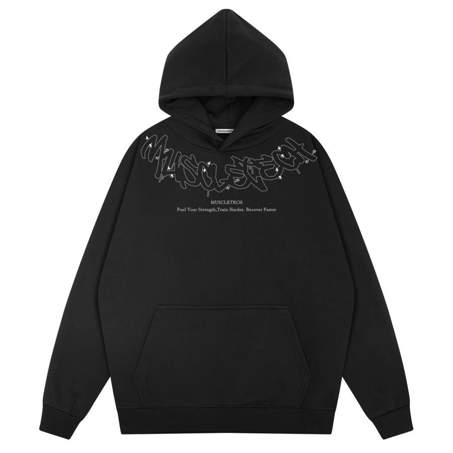 MUSCLETECH Sweatshirts Unisex Hooded Moderate Regular