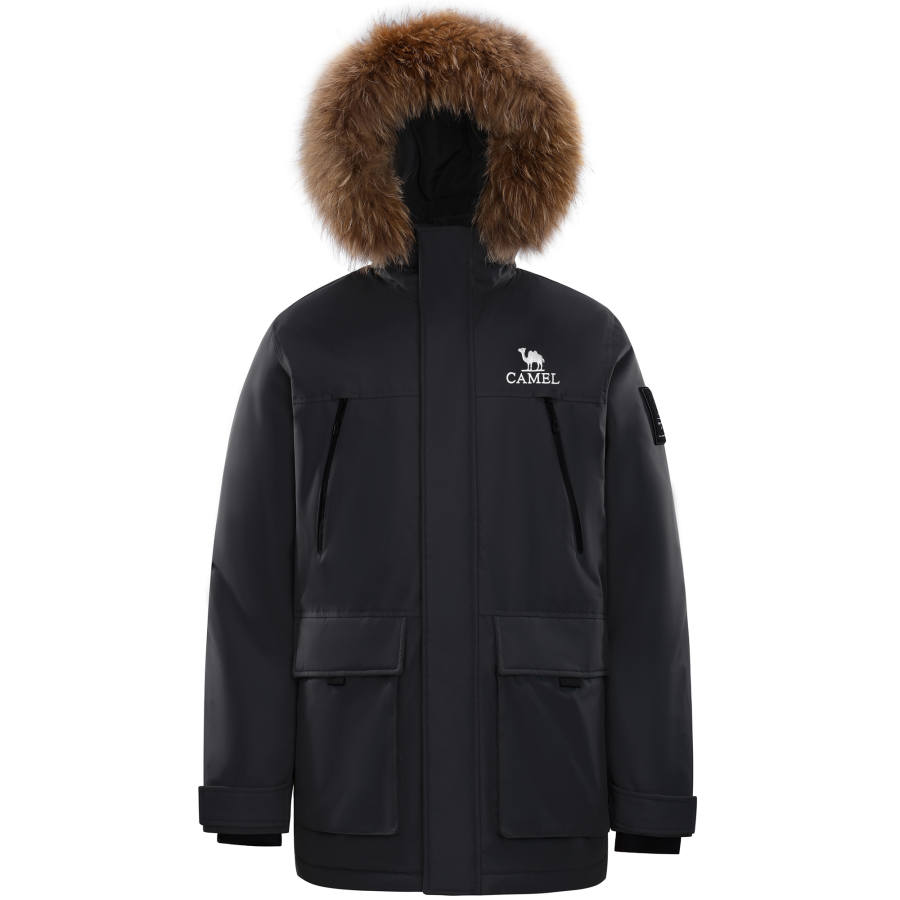 CAMEL Waterproof, Windproof, Abrasion Resistant, Thermal, Water Repellent Windbreaker Jacket Unisex