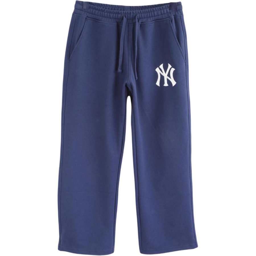 New Era Casual Pants Unisex Navy Moderate Straight Fit Pants