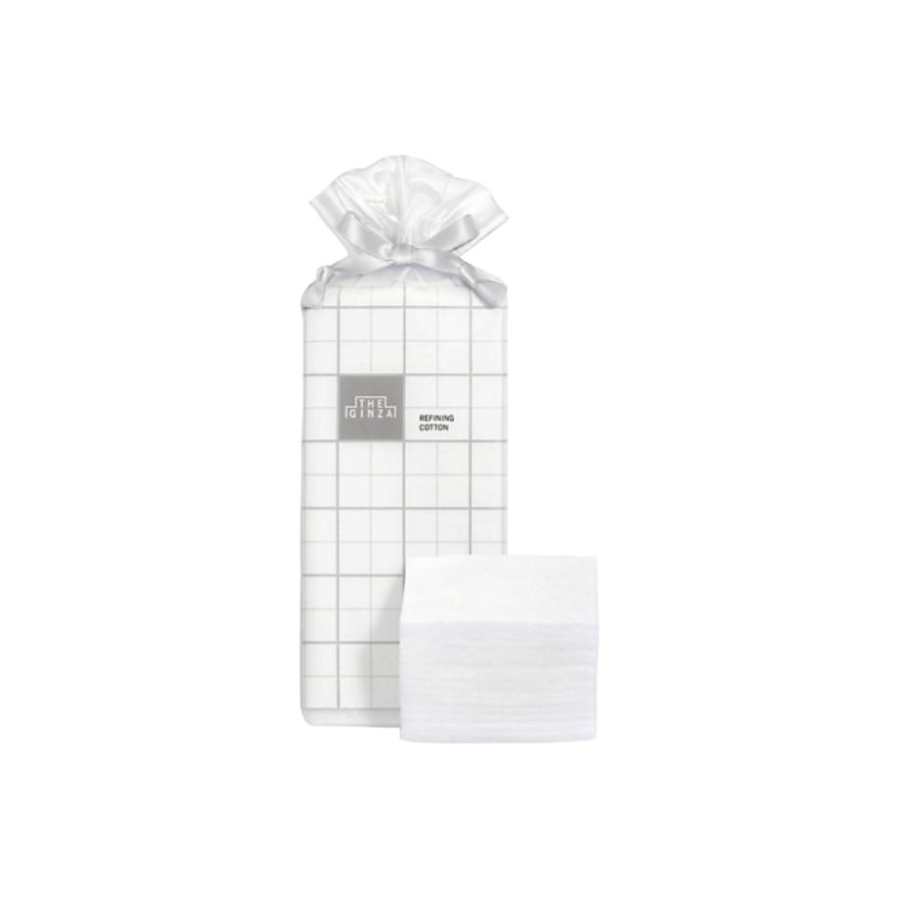 THE GINZA Refined Cotton Pads Gentle Skin Friendly Exfoliating 60 Pcs