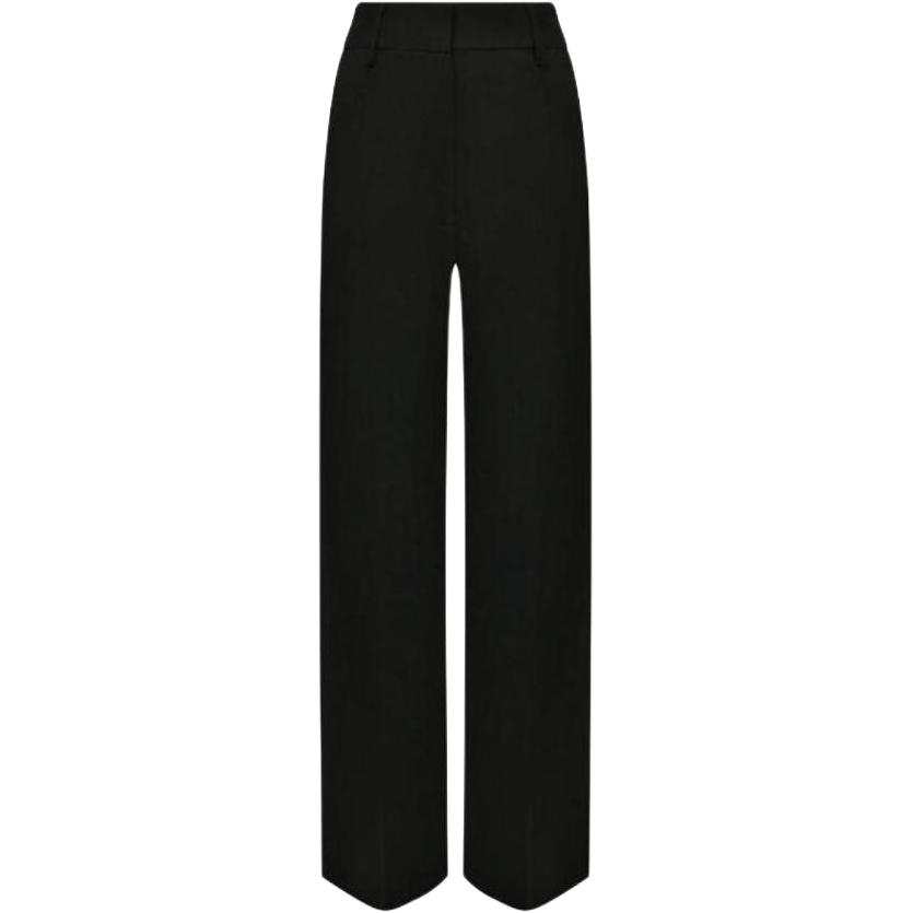 Burberry Casual Pants Women's Black Moderate Straight Fit Pants