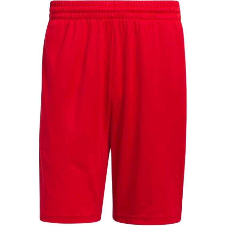 Adidas Adidas Basketball Shorts Men's Light Scarlet Moderate Straight Fit Pants