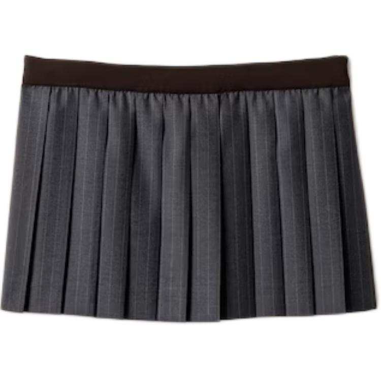 MIU MIU Miu Miu Pleated Mini Skirt