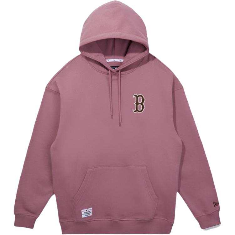 New Era Sweatshirts Unisex Pink Hooded Non Detachable Moderate