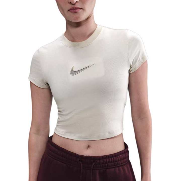 Nike Nike Clothing T Shirts Women's Light Bone Crew Neck