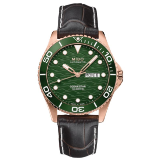 MIDO Leader Submariner Automatic Mechanical Movement 200m Waterproof Men's Watches Watch 42.5mm Green Dial