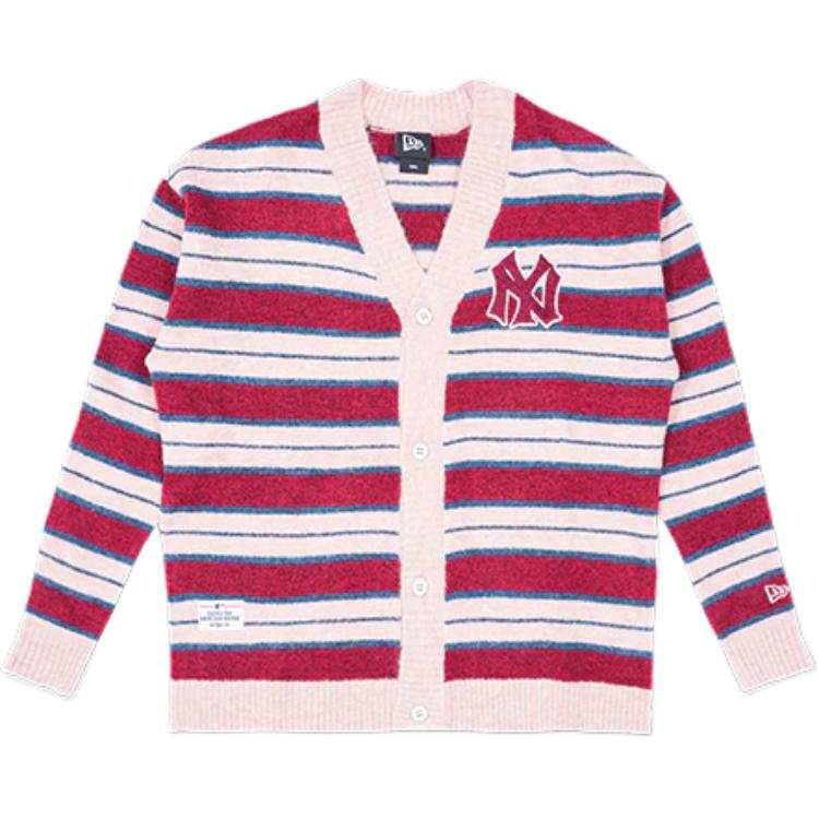 New Era Knitwear Unisex Red V Neck Moderate