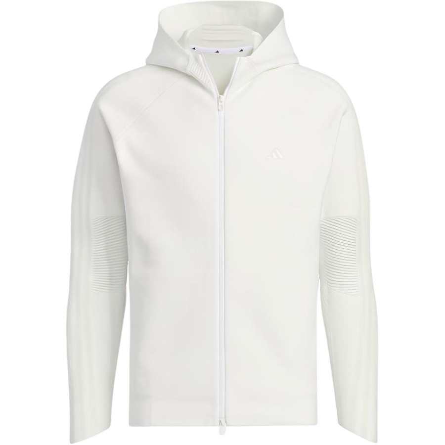 Adidas Adidas Primeknit Hooded Jacket Jackets & Coats Men's White