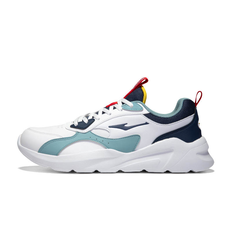 Erke Sports Life Collection Cushioning, Wear Resistant Low top Casual Running Shoes Men's Erke Fjord Blue