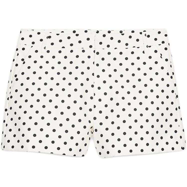 ZARA Casual Shorts Women's White/Black Moderate