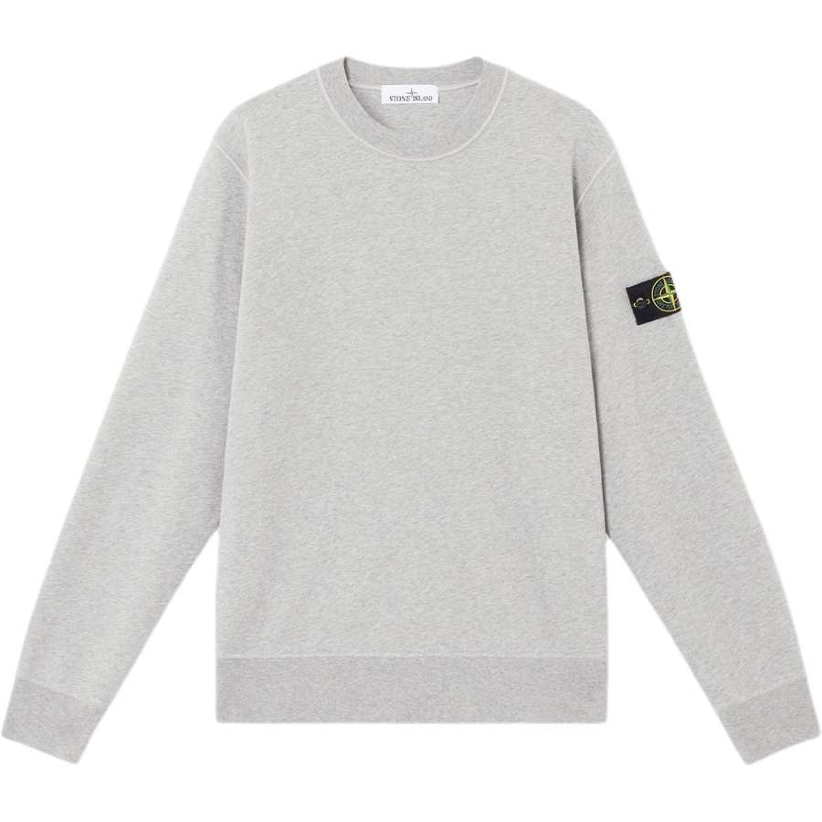 STONE ISLAND Sweatshirts Men's Gray Crew Neck Moderate