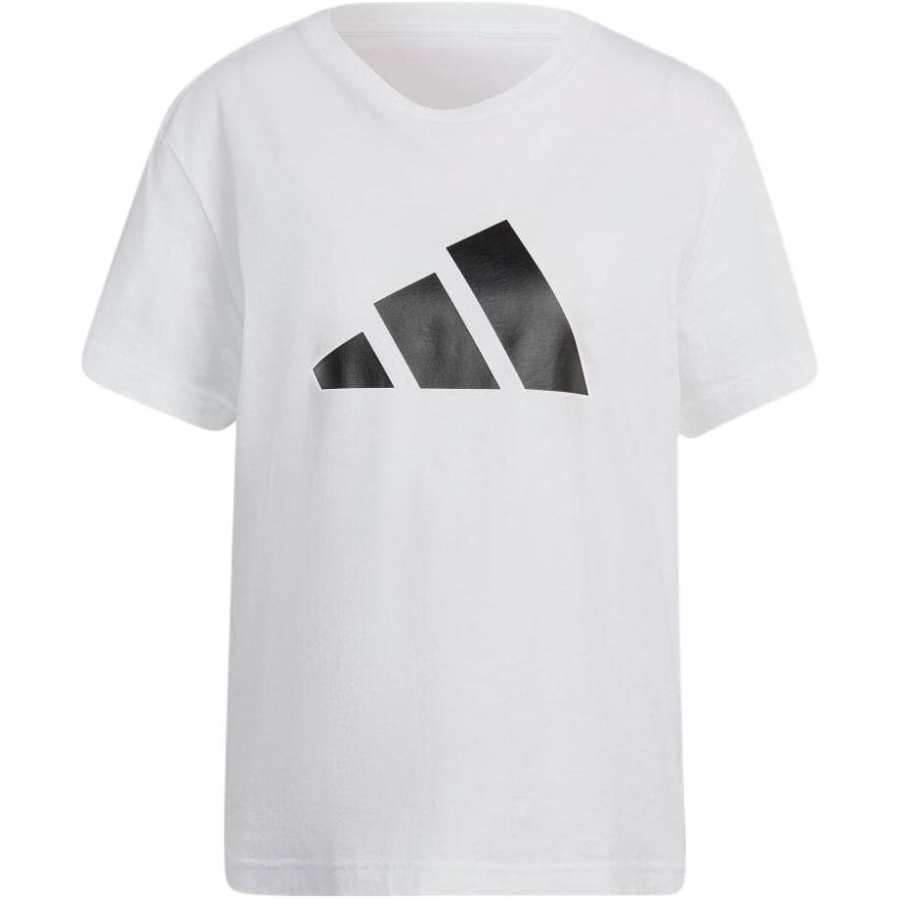 Adidas Adidas T Shirts Women's White Crew Neck Moderate Straight Fit