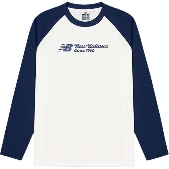 New Balance New Balance T Shirts Men's White Crew Neck Moderate