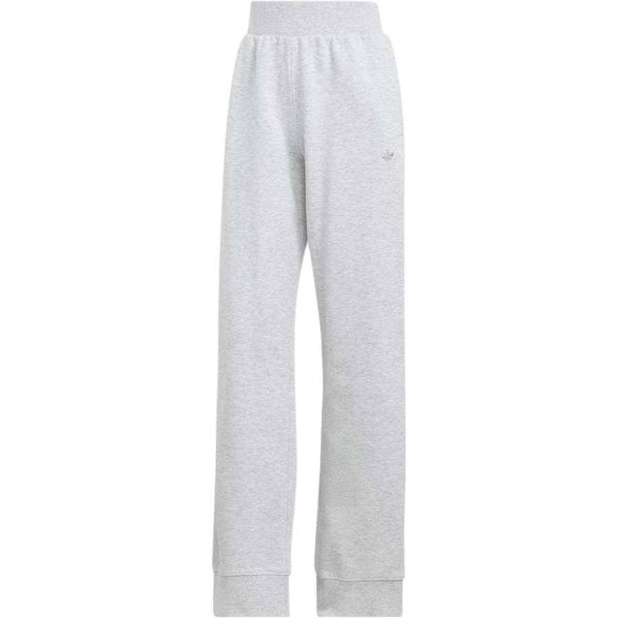 Adidas Adidas Knitted Sweatpants Women's Gray Moderate Wide Leg Pants
