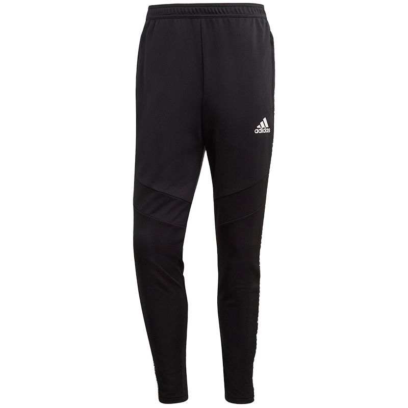 Adidas Adidas Soccer Bottoms Men's Black Moderate Slim Fit Pants