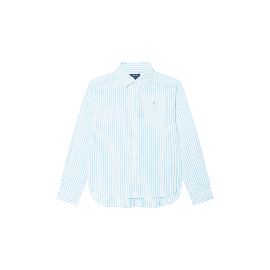 Polo Ralph Lauren Stripes Shirt Spring Fall Kids' Blue