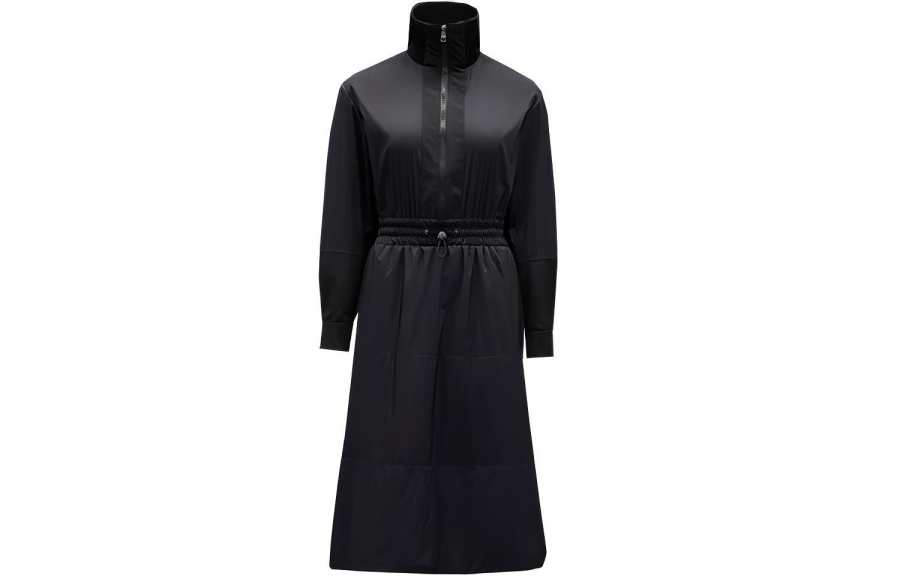Moncler Long Sleeved Dress Women's Black