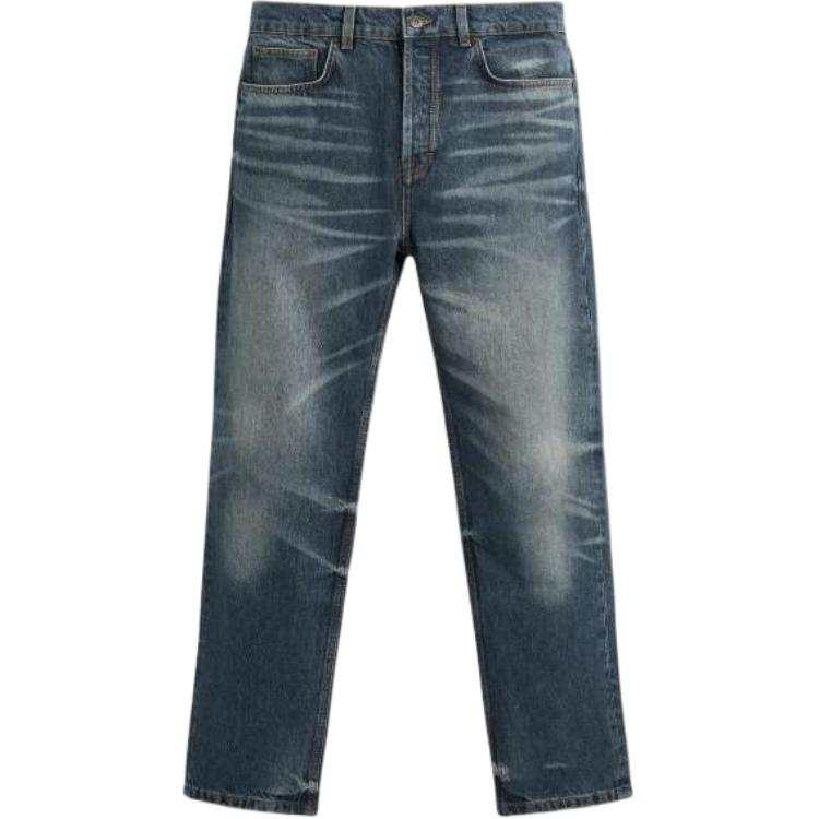ZARA ORIGINS Jeans Unisex Blue Moderate Straight Fit Pants