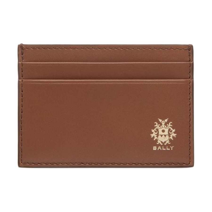 BALLY Beckett Calfskin Card Holder Regular Men's Brown