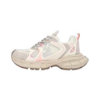 TELENT Cushioning Abrasion Resistant Cushioning, Wear Resistant Low top Chunky Sneakers Women's Beige Pink