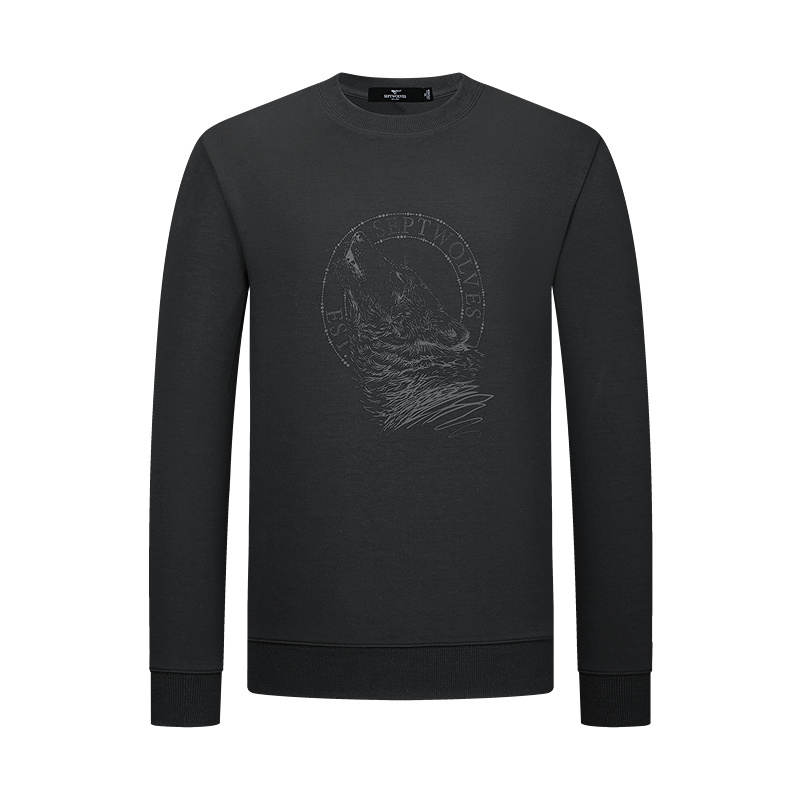 SEPTWOLVES SEPTWOLVES Sweatshirts Unisex Crew Neck Moderate Regular