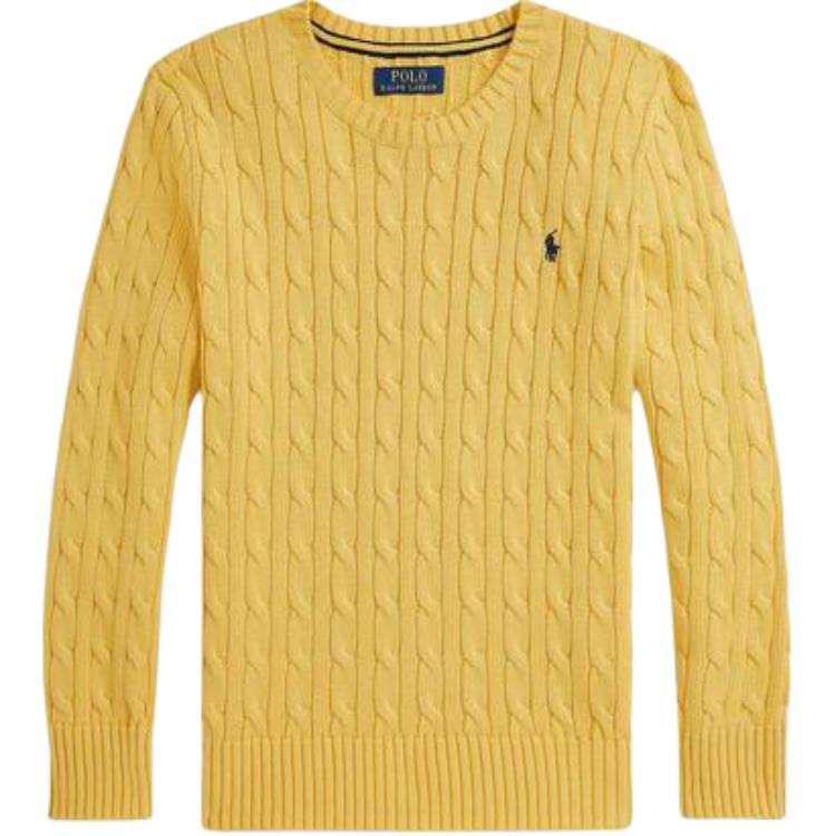 Polo Ralph Lauren Sweater Standard Autumn Day Yellow Teenagers