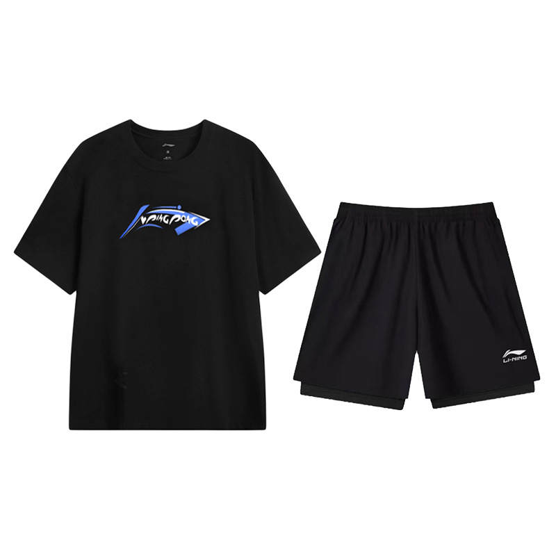 Li-Ning Li Ning Fitness Sets Men's Crew Neck Moderate