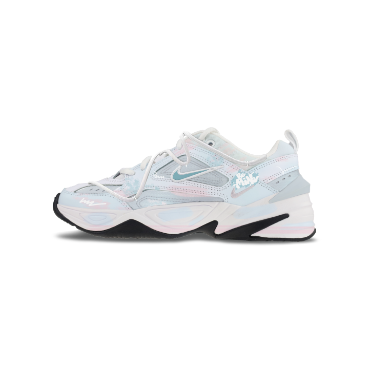 Nike Nike M2K Tekno Abrasion Resistant Abrasion Resistant Low top Chunky Sneakers Women's Blue Pink