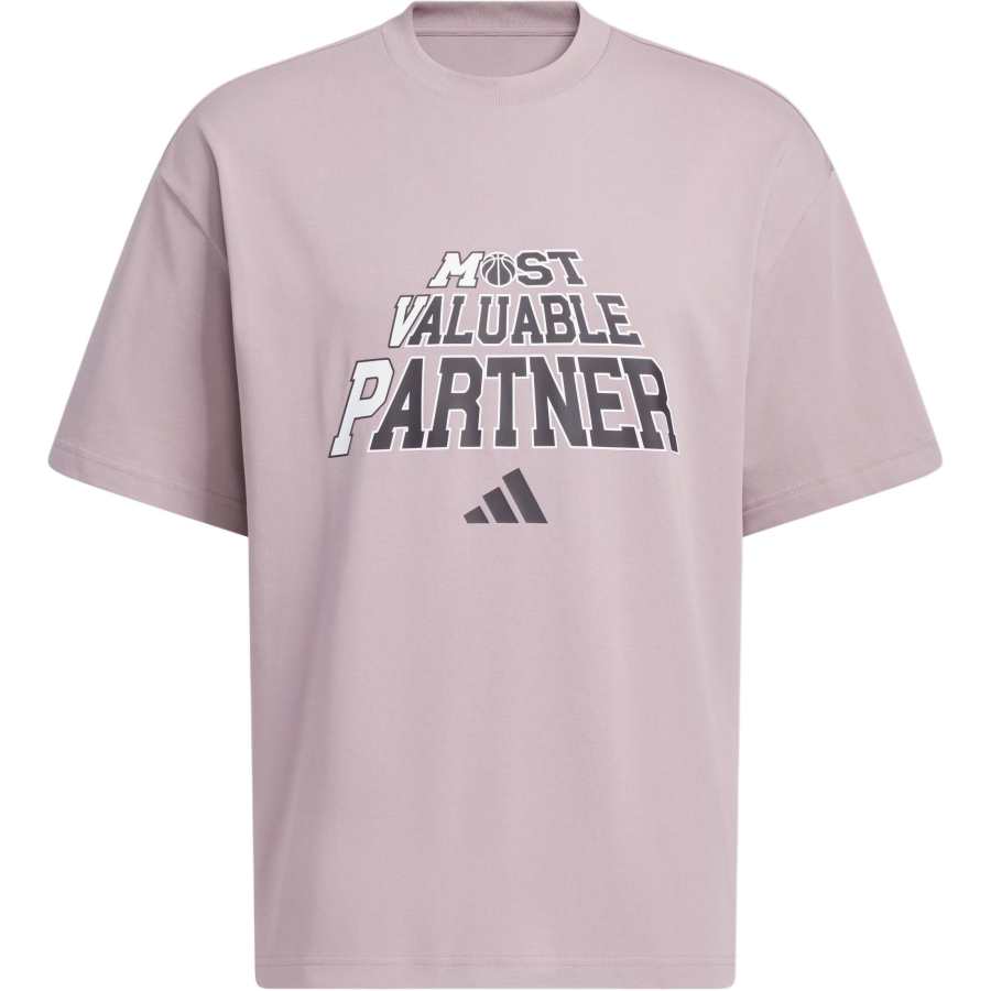 Adidas Adidas BASKETBALL SS25 SLOGAN T SHIRT T Shirt Men's