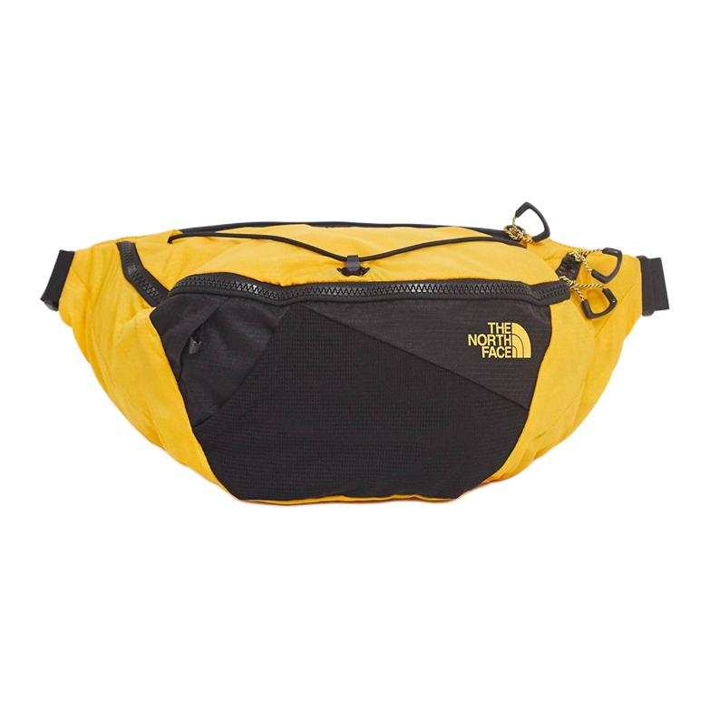 THE NORTH FACE Nylon One Shoulder Crossbody Fanny Pack Unisex Black Orange