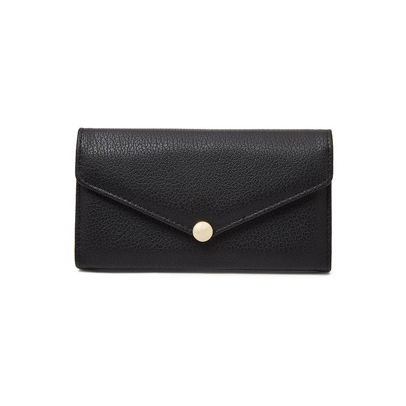 LAORENTOU Synthetic Leather Wallet Women's Black/Red/Pink