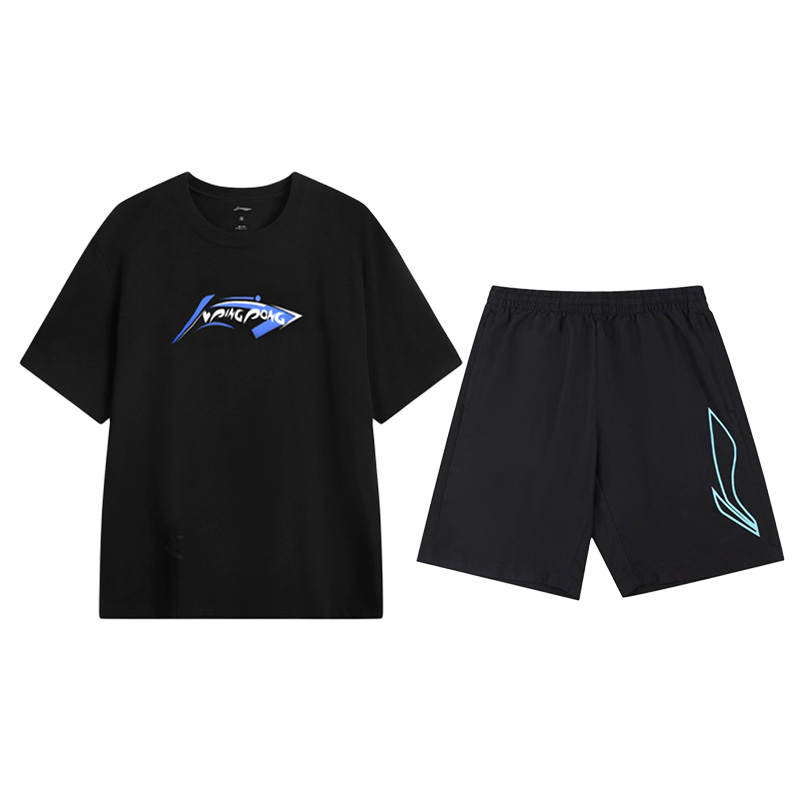Li-Ning Li Ning Fitness Sets Men's Crew Neck Moderate