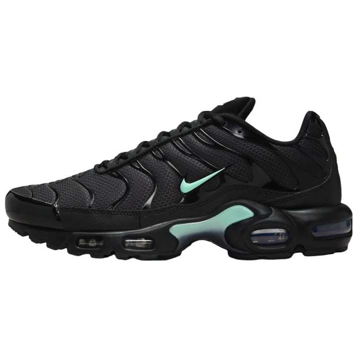 Nike Nike Air Max Plus Support Running Shoes Unisex Black Green