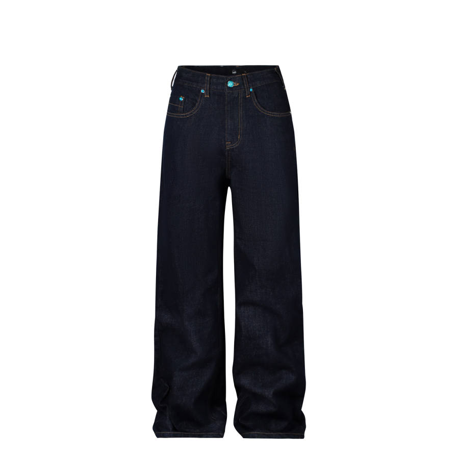 S45 S45 Jeans Unisex Blue Moderate Wide Leg Pants