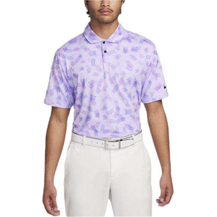 Nike Nike Tour Polo Shirt Men's Lilac Flower