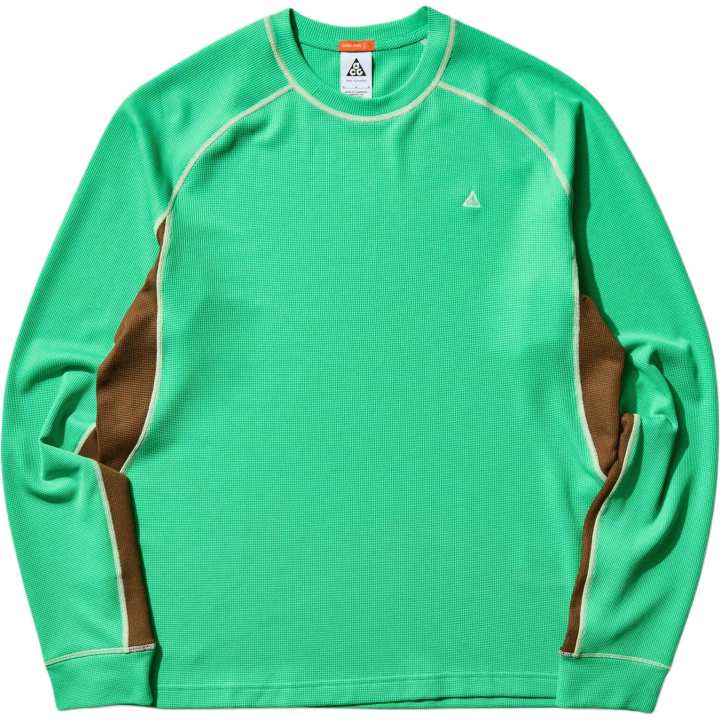 Nike Nike Clothing T Shirts Men's Green Crew Neck Straight Fit