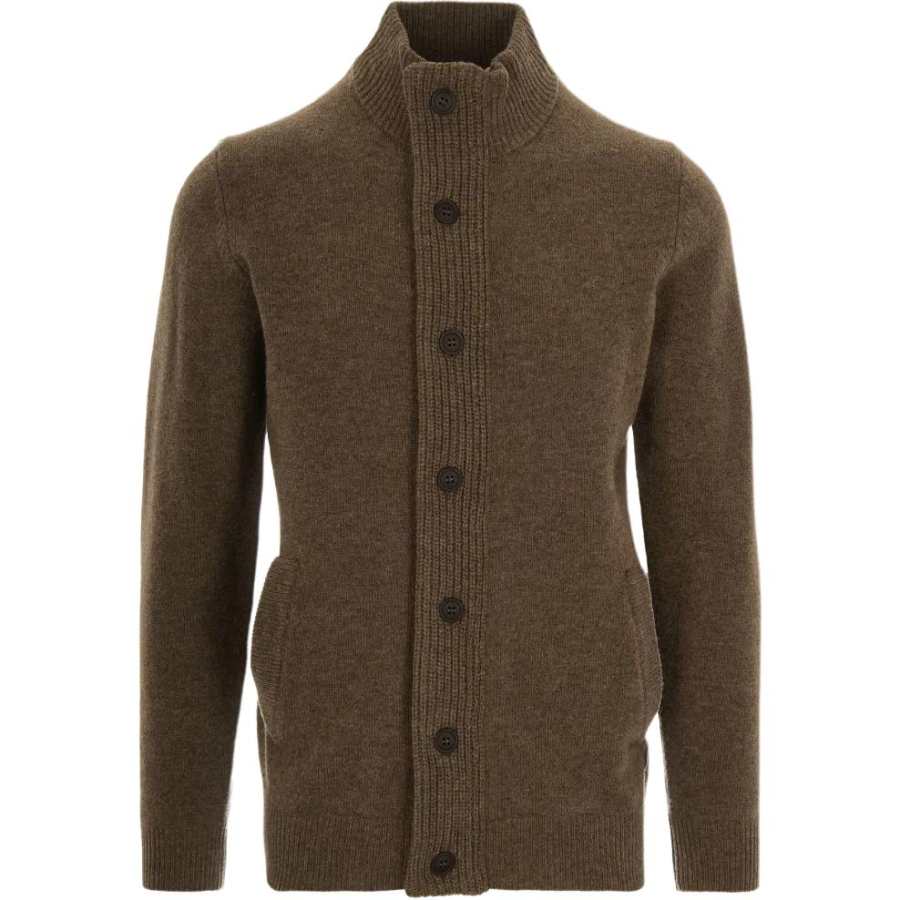 BARBOUR Barbour high-neck wool cardigan
