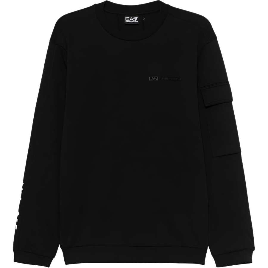 Emporio Armani rubberised logo-print sweatshirt