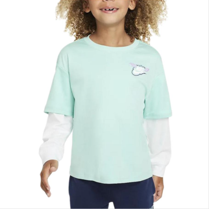 Nike Nike Sportswear T Shirt Rising Emerald Green Kids'