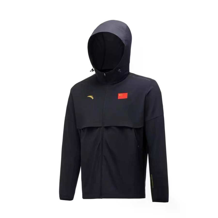 ANTA Jackets Women's 462520106 2 Legend Blue Hooded Moderate Other