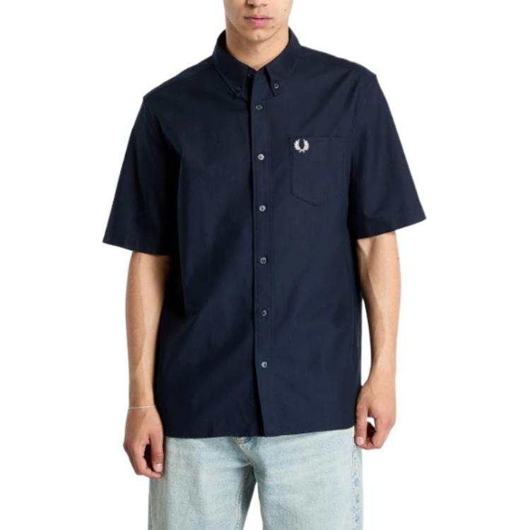 FRED PERRY Fred Perry logo-embroidered shirt