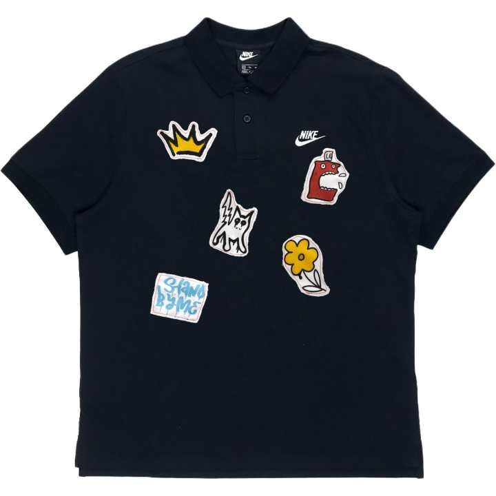 Nike Nike Dri Fit Polo Shirts Men's Black Polo Collar Moderate Straight Fit