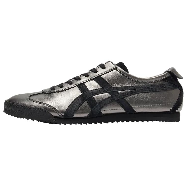 Onitsuka Tiger MEXICO 66 Running Shoes Unisex Silver Black