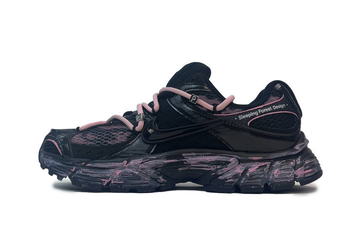 Nike Nike V5 RNR Abrasion Resistant Low top Casual Running Shoes Unisex Black Pink