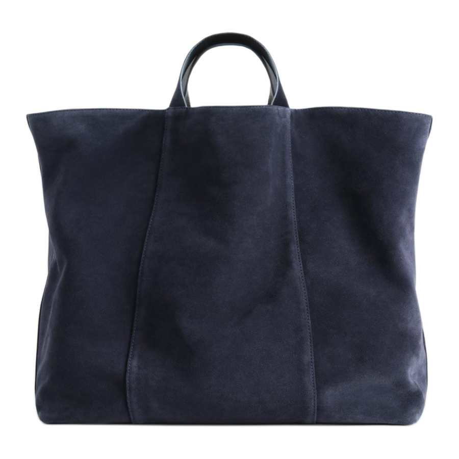 COS Suede Tote Handbag Large Men's Marine