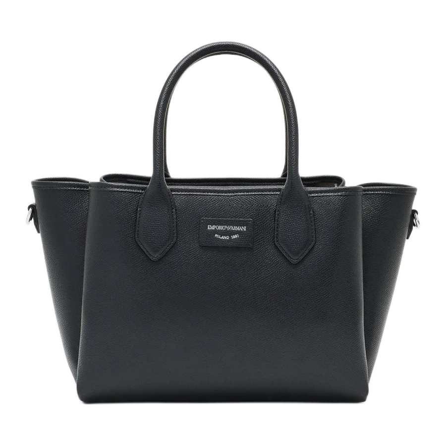 EMPORIO ARMANI Polyurethane Handbag Medium Women's Black