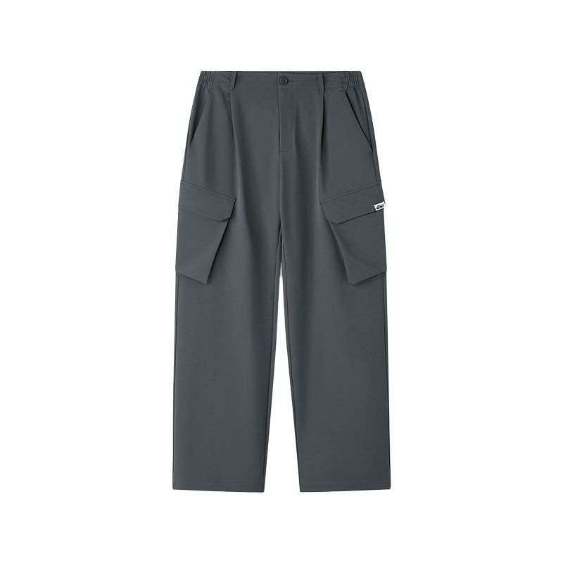 Skechers Knitted Fabric Pants Knitted Sweatpants Men's Smoky Gray 013P