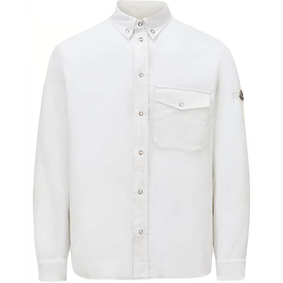 Moncler Genius x Frgmt patch-pocket cotton shirt