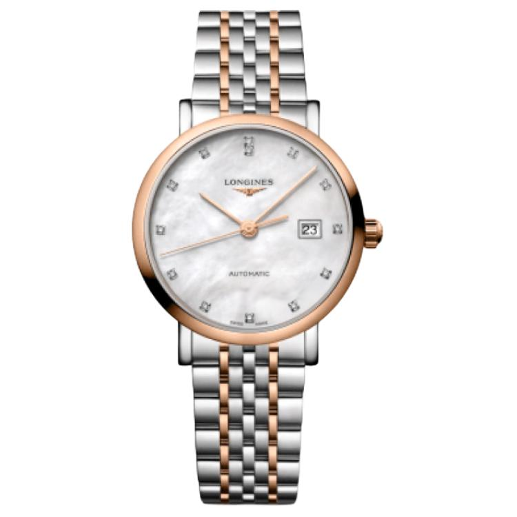 LONGINES Boya Collection Automatic Mechanical Movement Women's Watch 29mm Mother of Pearl Color Watch Dial
